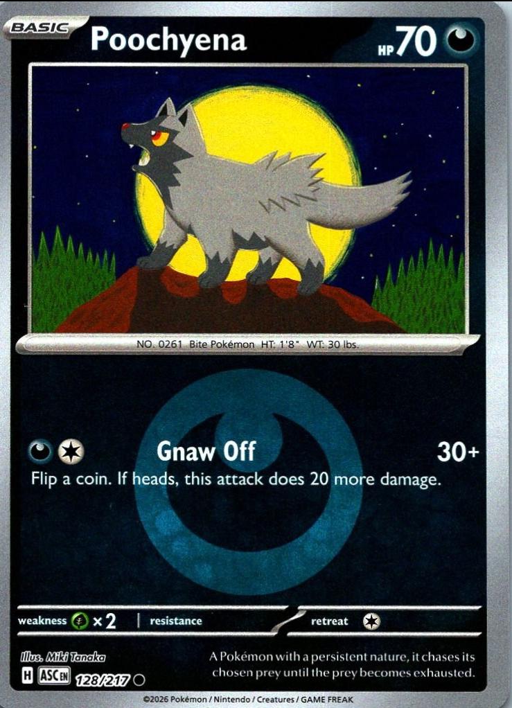 Ascended Heroes Poochyena [Energy] Pokémon card